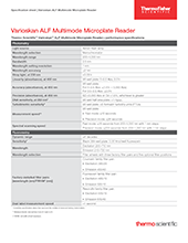 Varioskan™ ALF Specification Sheet